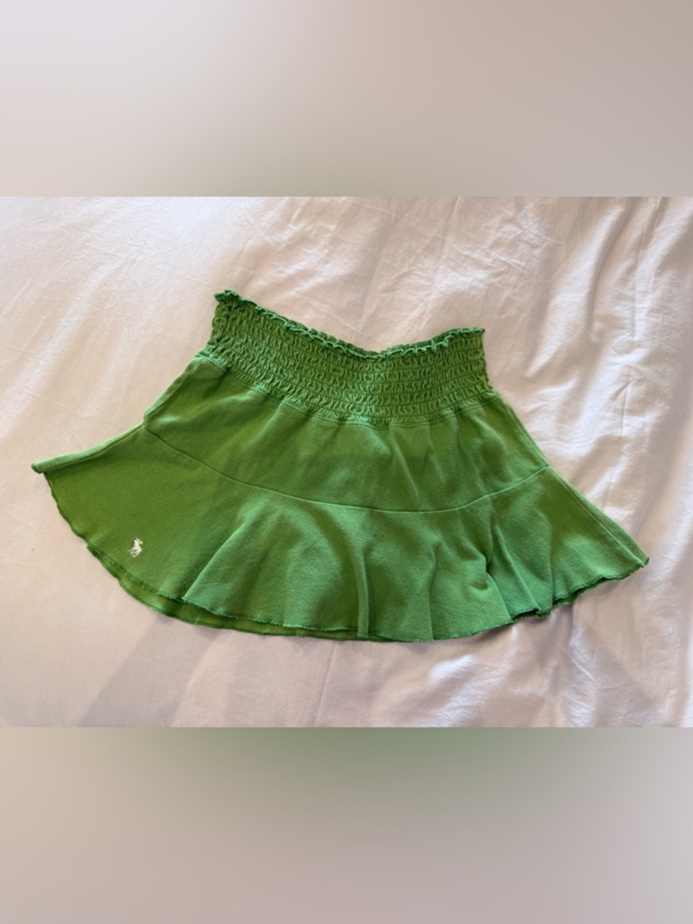 vintage abercrombie kelly green micro mini skirt - Picture 4 of 7